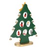 Wooden Christmas Tree Desktop Ornament Shatterproof Safe Eco Friendly Wooden