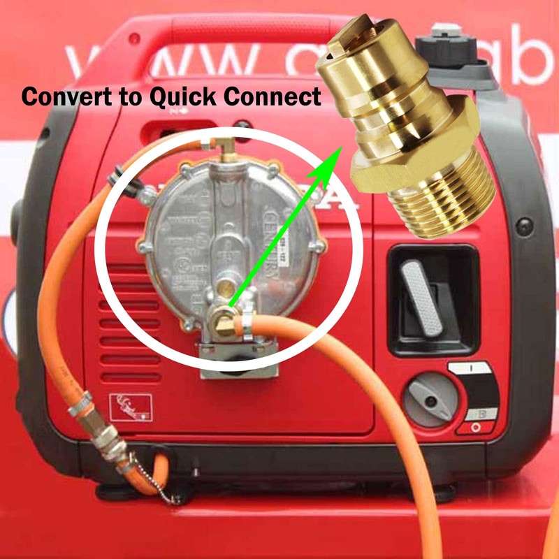 𝐌𝐄𝐍𝐒𝐈 𝟑/𝟒" Female and Male Solid Brass Dual Fuel Generator