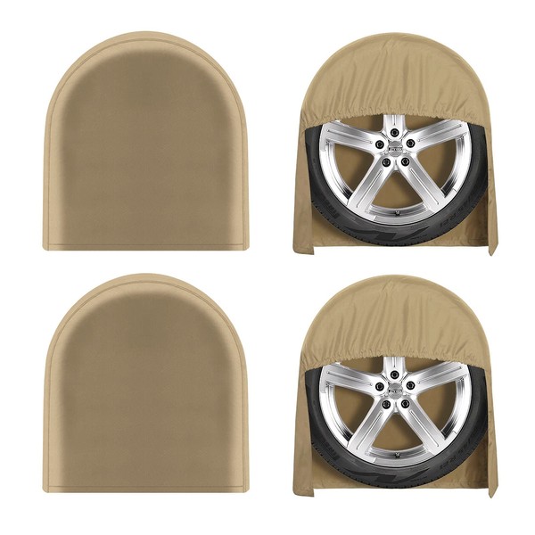 OutdoorLines Outdoor Waterproof Tire Covers Set of 4 - UV-Proof