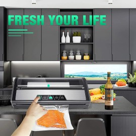 Commercial Vacuum Sealer Machine Seal a Meal Food Saver System W/ Free Bags Roll