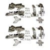 Blum 1/2 Overlay, Face Frame Hinge Kit for Pie-Corner Cabinets