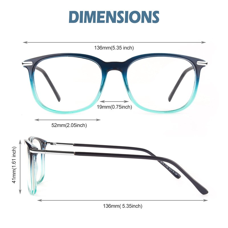 CGID CN79 Classic Nerd Glasses Ellipse 40s 50s Style Panto