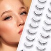 EMEDA 10 Styles False Eyelashes Natural False Eyelashes Set 10