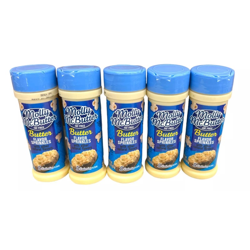 Molly McButter Fat Free Butter Sprinkles 2 oz (5 Count)