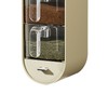 Wall Mounted Spice Box Plastic Punch Free Easy To Clean