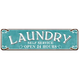 Snowsun Vintage Metal Sign - Retro Tin Art Plaque for Bedroom, Kitchen, Garden, Wall, Pub, Club, Coffee - Hanging Decor, 4x16 Inches