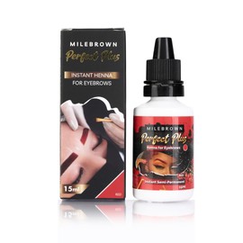 MILEBROWN PERFECT PLUS Eyebrow Henna, for natural-looking coloring, 15 ml (Red)