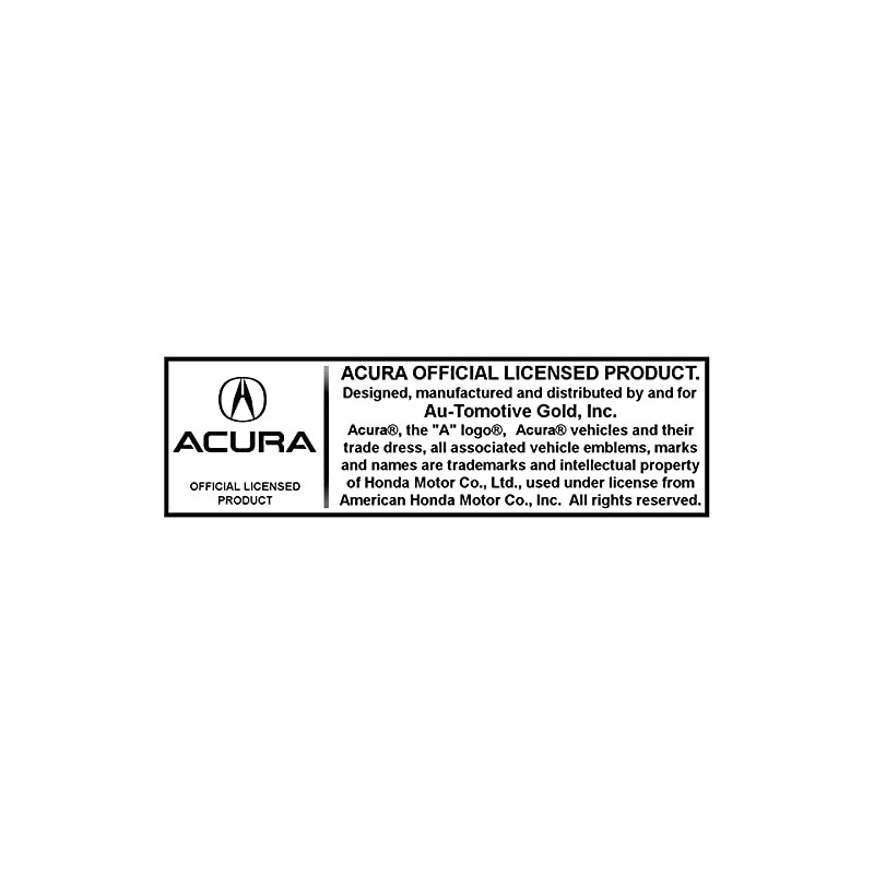 Au-tomotive Gold Compatible for Acura Chrome Logo and Name on