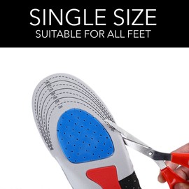 Takit Insoles with Footbed - Relieves the Feet, Absorbs Shock - Ideal for Sports, Hiking, Racing, Climbing - For Men and Women