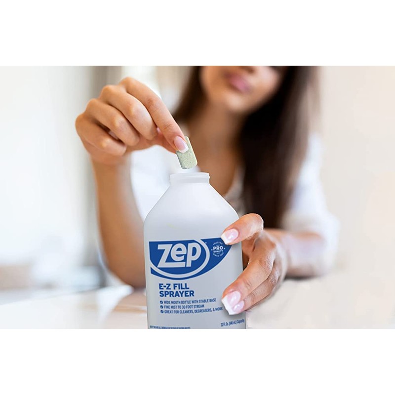 Zep PRO-TABS Bathroom Cleaner Dissolvable Tablets - 4 Tablets Per