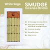ISHOM Smudge Incense Bricks 45 Pack Combo - Palo Santo,