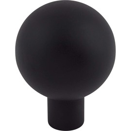Barrington Brookline Round Knob Finish: Flat Black
