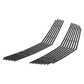 APS Compatible with Chevy Traverse 2009-2012 Main Upper Stainless Steel Black 8x6 Horizontal Billet Front Grill Grille Insert C66740J