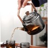 Tea Pot with Infuser for Loose Leaf Tea, Glass Teapot