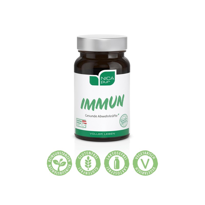 NICApur Immune I to support the immune system, 30 capsules
