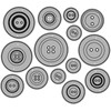 Various Buttons Metal Die Cuts, Buttons Metal Die Cuts Set,