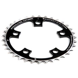 ATAT-1 Spécialités TA Compact 94pcd 5 Arm 9 Speed Chainring, Black, Outer 42T