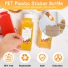 Pack of 6 350 ml Juice Bottles for Filling, Reusable