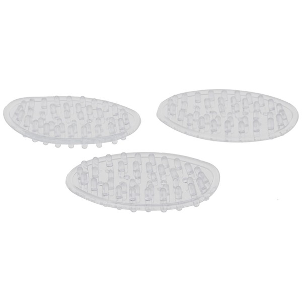 InterDesign Oval Soap Saver, Set of 3, Clear