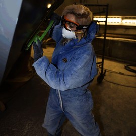 Pioneer Flame Spread Resistant SMS Disposable Coverall - Protects from Chemicals, Paint, Dust - Spunbound Melt-Blown Material