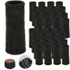 Morvat Black Furniture Leg Socks for Table, Chairs, & Furniture,