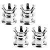 4pcs Engine Screw Cap Covers Crown Styling Fit for XL883/Big