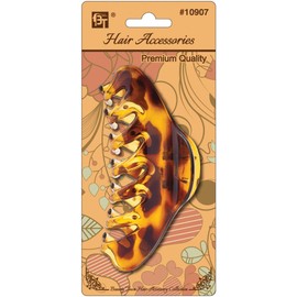 BT Claw Clip (Jumbo) 120mm X 40mm (Light Tortoise Shell)