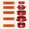 Pisol Hamburger Press, 4-in-1 Burger Press Patty Maker Slider, Stuffed
