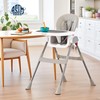 Dream On Me Portable 2-in-1 Tabletalk High Chair, Convertible Compact