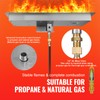 VEVOR 24 x 8 inch Drop-in Fire Pit Pan, Rectangular