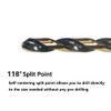 VALYRIANTOOL 12PCS 3/32" HSS Black Gold Twist Drill Bits Set,
