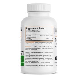 Vitamina K2 90mcg + D3 5000iu 2 En 1 250 Caps Deal Eg D15 Sabor Sin Sabor