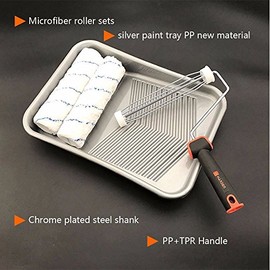 Microfiber Paint Roller Set (4pc)