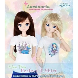 BJD Smart Doll Doll Clothes Pattern 23.5" 1/3 SD Mirai T-Shirt Tunic Doll Dress