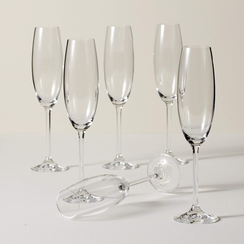 Lenox Champagne Flutes, Tuscany Classics 8 Oz Champagne Glasses Set