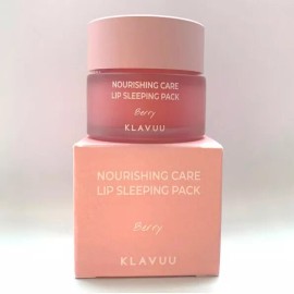 KLAVUU Nourishing Care Lip Sleeping Pack 20g Moisturizing Lip Treatment Lip Mask - Berry