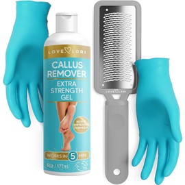 LOVE, LORI Foot Callus Remover - Pedicure Supplies Scrubber Dead Skin...