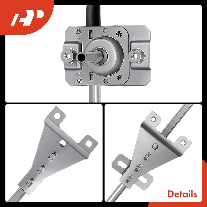 A-Premium Manual Window Regulator Compatible with Peterbilt 348 349 357