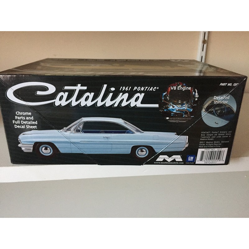 Moebius 1217 1961 Pontiac Catalina Model Car Kit