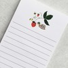 Strawberry Garden Refrigerator Notepads - Set of 2 Pads