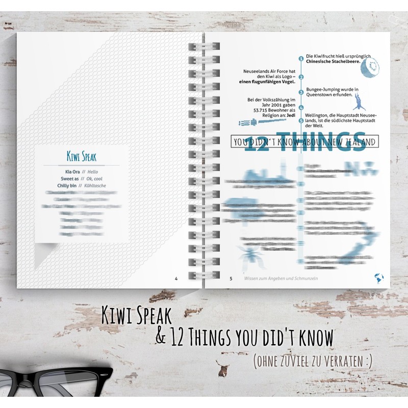 Travel Diary JourneyBook New Zealand
