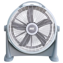 Seasons Comfort 20 Inch High Velocity Heavy Duty Fan, Air Circulator Fan with 3 Speeds, Portable, White/Gray, Vibration-Free, 340° Tilt - Floor Fan for Home, Office & Worksite