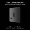 BG Electrical Unswitched Fused Connection Unit with LED Power Indicator