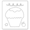 sizzix cupcake & cherry by Sizzix