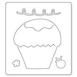 sizzix cupcake & cherry by Sizzix