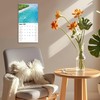 Wall Calendar 2025-2026 Planner Calendar - BEACHES Hangable Monthly Wall