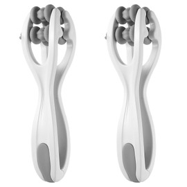 2 Stück Finger Massage Roller, Hand- und Fingermassagegerät, Handmassagegerät für Erwachsene, 360 Grad Silikon-massageroller, Doppelseitiger Massageball Selbstmassagerolle für Muskel Entspannen