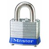 Keyed Padlock, 5/8 in,Rectangle,Silver
