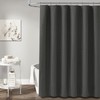 BTTN Grey Extra Long Shower Curtain, 72x96 Inch Long Linen