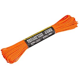 Atwood Rope 44015 Mountain Climbing Outdoor Versatile Rope Tactical Cord Reflective Neon Orange Thickness 0.09 inch (2.4 mm)